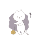 白ねこちゃんと、白くまちゃん（個別スタンプ：31）