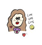 ふわ髪サニーちゃん（個別スタンプ：3）