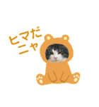 すずスタンプ-norwegianforestcat-（個別スタンプ：8）