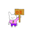 にんじんだいすき うさぎさん（個別スタンプ：6）