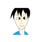 優しすぎて大袈裟になってしまう男の子。（個別スタンプ：6）
