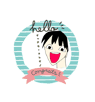 優しすぎて大袈裟になってしまう男の子。（個別スタンプ：16）