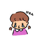 女の子と男の子のつかいやすいスタンプ（個別スタンプ：13）
