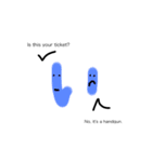 英語しゃべるひらがなたち（個別スタンプ：2）