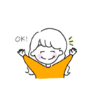 ゆるかわ女の子毎日スタンプ（個別スタンプ：3）