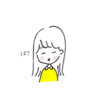 ゆるかわ女の子毎日スタンプ（個別スタンプ：14）