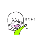 ゆるかわ女の子毎日スタンプ（個別スタンプ：16）