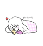 ゆるかわ女の子毎日スタンプ（個別スタンプ：17）