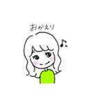 ゆるかわ女の子毎日スタンプ（個別スタンプ：23）