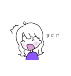 ゆるかわ女の子毎日スタンプ（個別スタンプ：25）