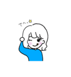 ゆるかわ女の子毎日スタンプ（個別スタンプ：37）