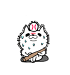 野球ねこ（個別スタンプ：1）