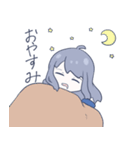 女の子とかめ（個別スタンプ：2）