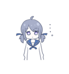 女の子とかめ（個別スタンプ：4）
