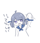 女の子とかめ（個別スタンプ：9）