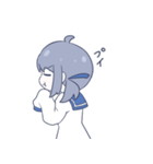 女の子とかめ（個別スタンプ：14）