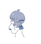 女の子とかめ（個別スタンプ：15）