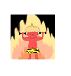 愉快な鬼達(おにーず)とそのお友達（個別スタンプ：24）