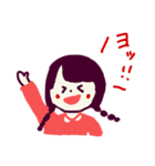 大学生ガール（個別スタンプ：1）