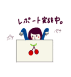 大学生ガール（個別スタンプ：4）