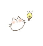 ねこのすたんぷ(うさぎもいるよ)（個別スタンプ：3）