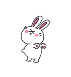 口なしうさぎの文字なしスタンプ（個別スタンプ：10）