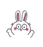 口なしうさぎの文字なしスタンプ（個別スタンプ：11）