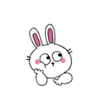 口なしうさぎの文字なしスタンプ（個別スタンプ：15）