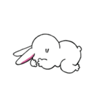 口なしうさぎの文字なしスタンプ（個別スタンプ：21）