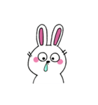 口なしうさぎの文字なしスタンプ（個別スタンプ：24）