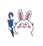 口なしうさぎの文字なしスタンプ（個別スタンプ：30）