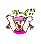 おぴんく女子にゅん子。（個別スタンプ：19）