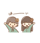 手描き女の子《ひまわり》（個別スタンプ：5）