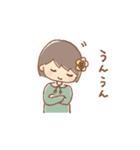 手描き女の子《ひまわり》（個別スタンプ：22）