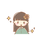 手描き女の子《ひまわり》（個別スタンプ：26）