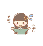 手描き女の子《ひまわり》（個別スタンプ：28）