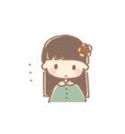 手描き女の子《ひまわり》（個別スタンプ：29）