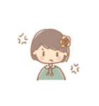 手描き女の子《ひまわり》（個別スタンプ：30）
