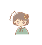 手描き女の子《ひまわり》（個別スタンプ：38）