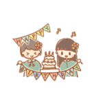 手描き女の子《ひまわり》（個別スタンプ：39）