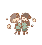 手描き女の子《ひまわり》（個別スタンプ：40）
