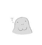 気負わずに生きているジュゴン（個別スタンプ：3）