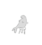 気負わずに生きているジュゴン（個別スタンプ：17）