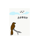 ブラウニー鳥（個別スタンプ：4）