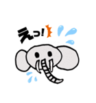 かわいいスタンプ（いろいろな動物）（個別スタンプ：21）