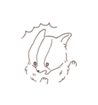 ボーダーコリーのゆるいスタンプ（個別スタンプ：8）