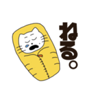 スケボーにのったねこ げたまるキャンプ編（個別スタンプ：4）