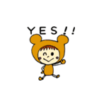 ゆるカワあいさつ（個別スタンプ：3）