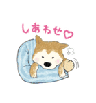 幸せな柴犬との日常（個別スタンプ：6）