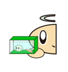 天使のスタンプ 瞬き（個別スタンプ：1）